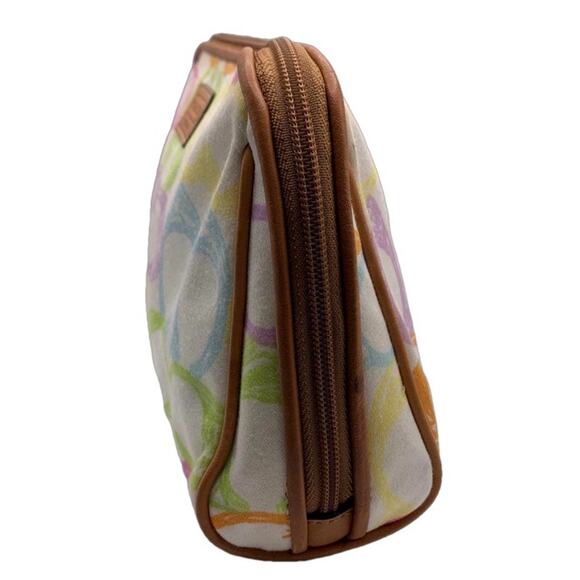 COACH Crayon Scribble Signature Make up Bag Cosmetic Case - Picture 4 of 8